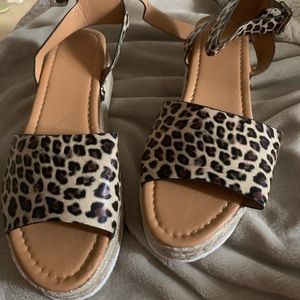 Leopard Platform Shoes